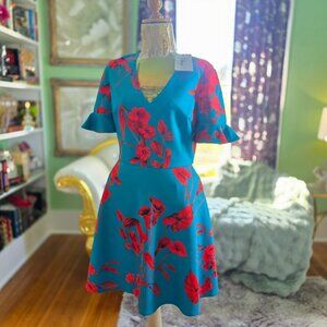 NWT Ted Baker “Chynaa” Fantasia Floral Skater Dress – Size US 6 (Ted 2)